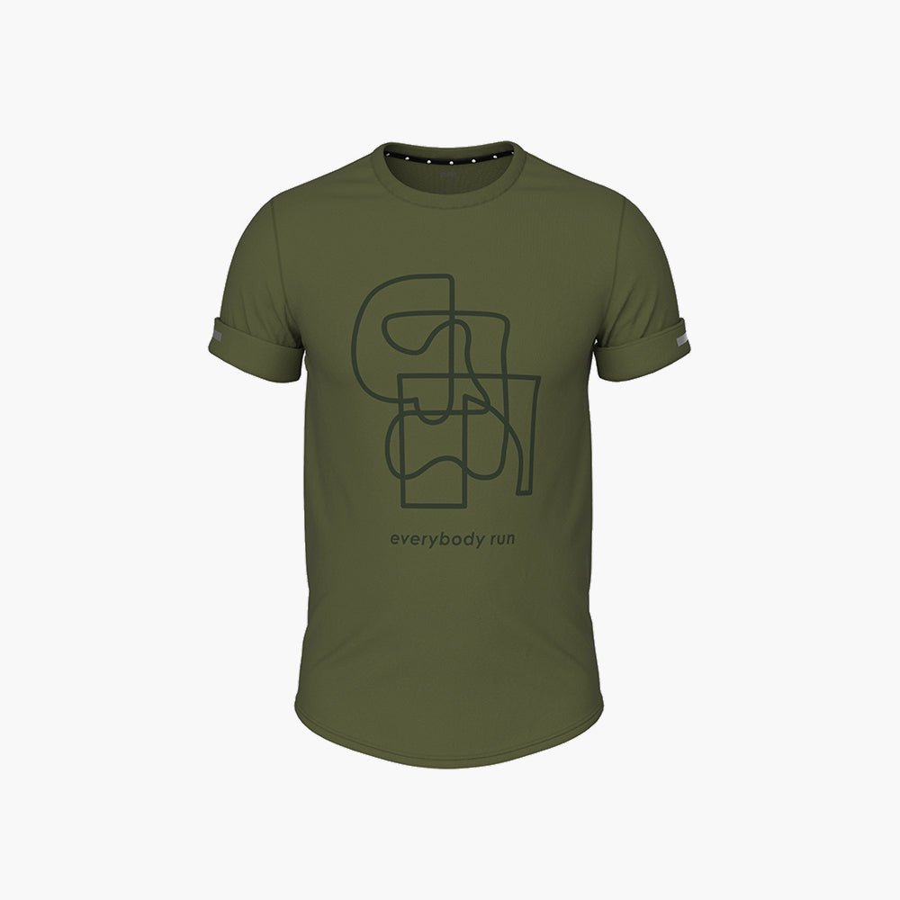 Ciele M NSBTShirt - Run the Block Mossland - Macs Outdoor Co