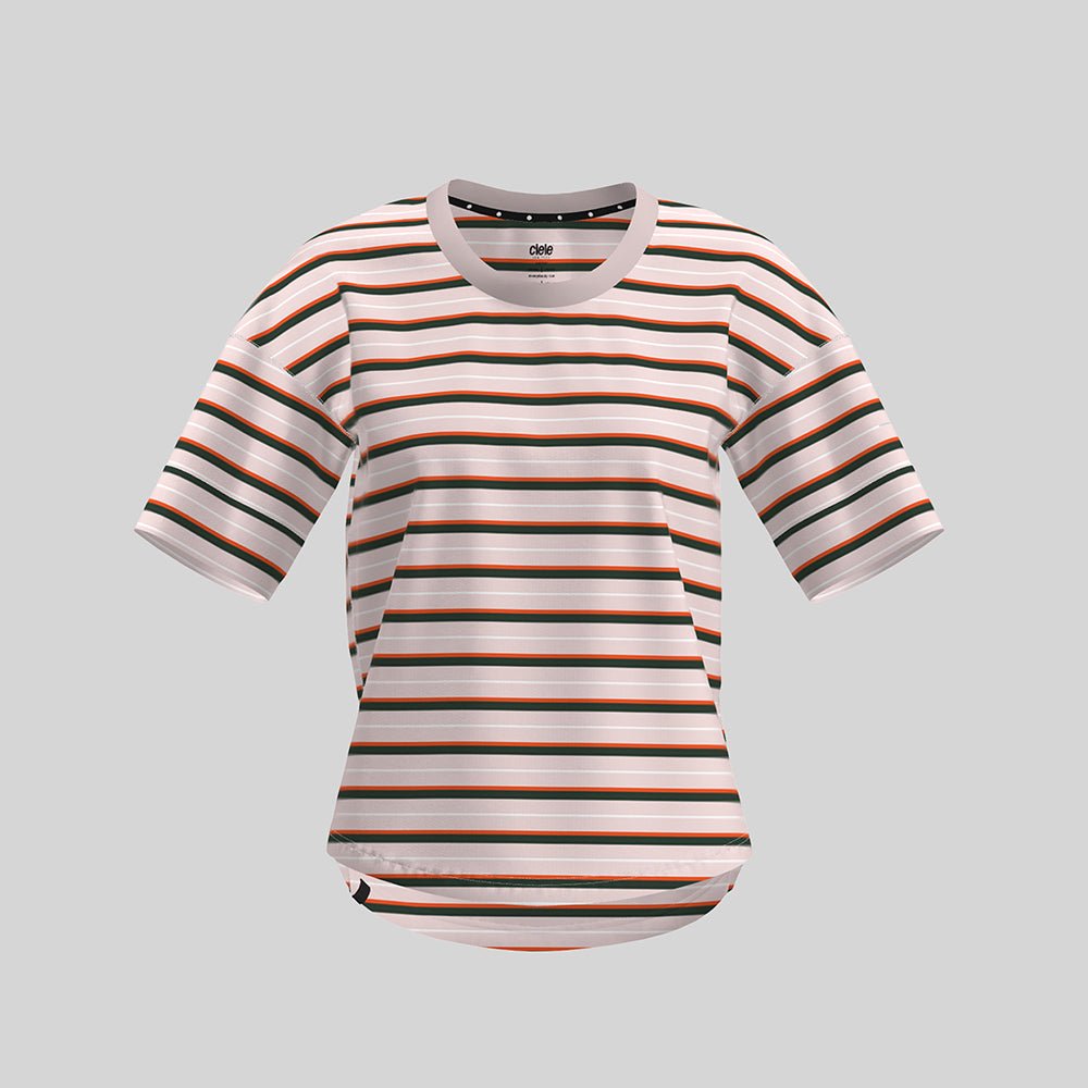 Ciele W WNSBTShirt - Decade Stripe Khan - Macs Outdoor Co