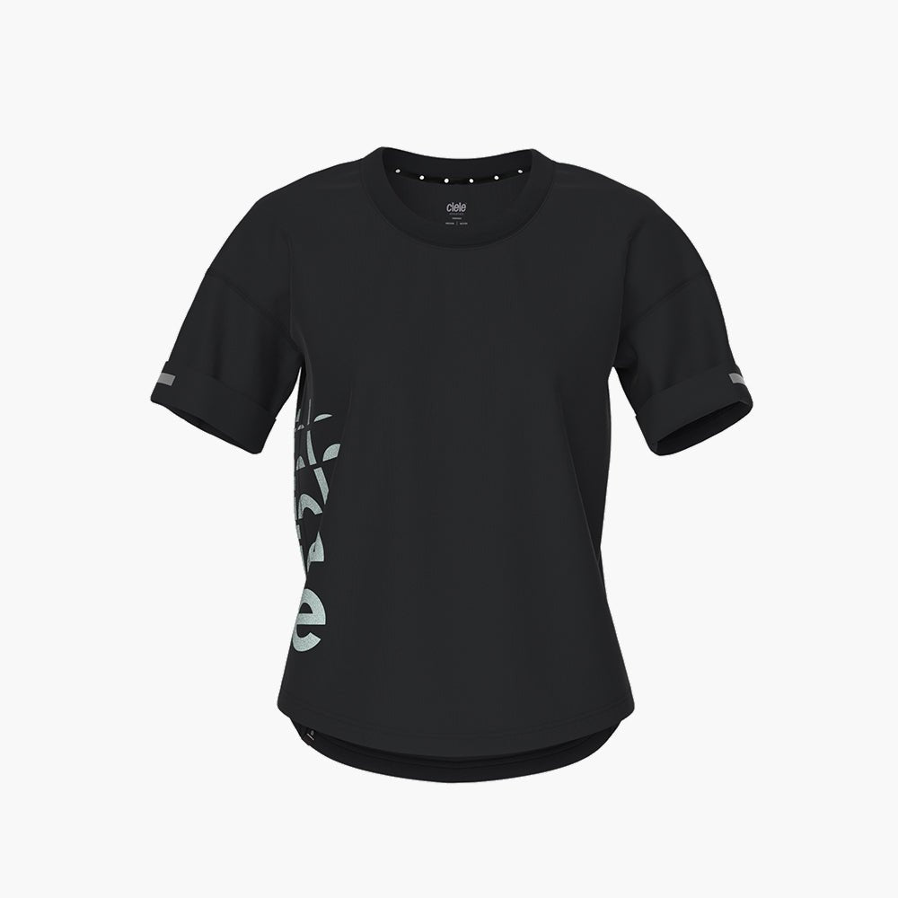 Ciele W WNSBTShirt - Fade Away Wrap Black Ice - Macs Outdoor Co