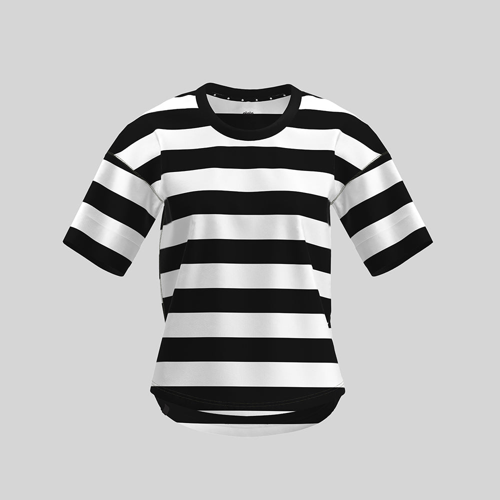 Ciele W WNSBTShirt - Stripe Blackbars - Macs Outdoor Co