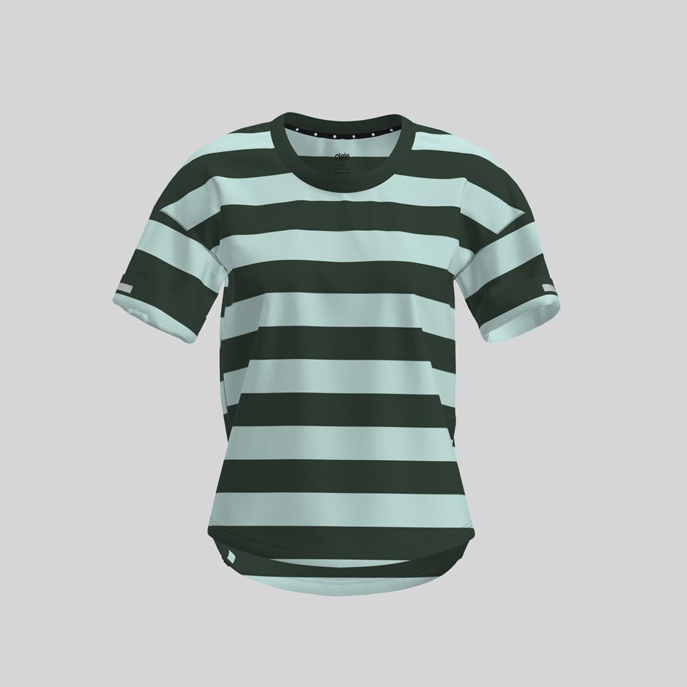 Ciele W WNSBTShirt - Stripe Forestbars - Macs Outdoor Co