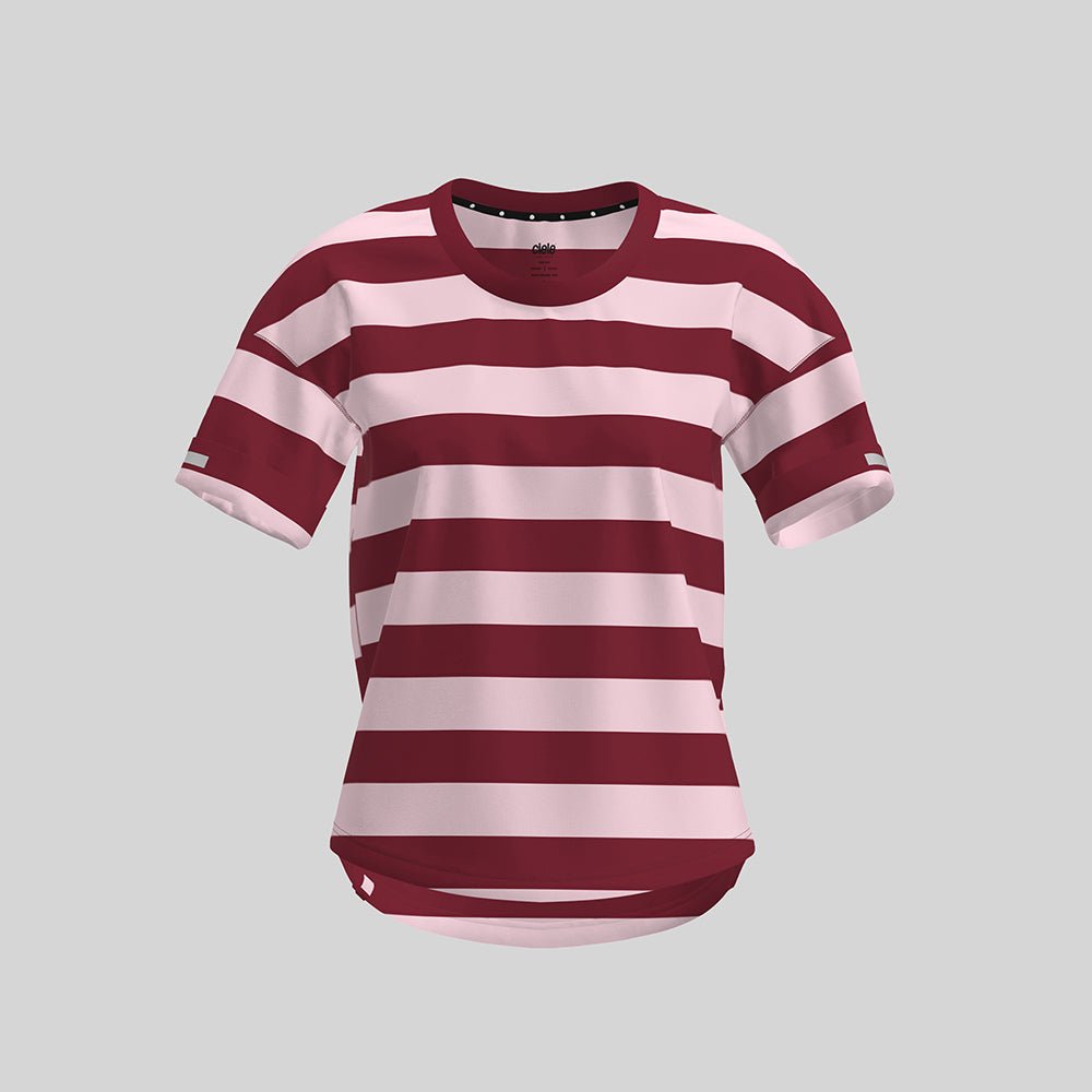 Ciele W WNSBTShirt - Stripe Rosebars - Macs Outdoor Co